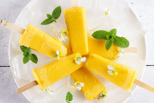 sugar free mango popsicles